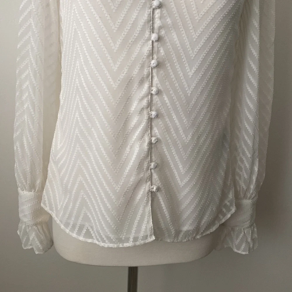 Walter Baker Long Sleeve Blouse Size XS - Picture 3 of 11